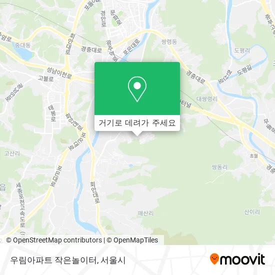우림아파트 작은놀이터 지도