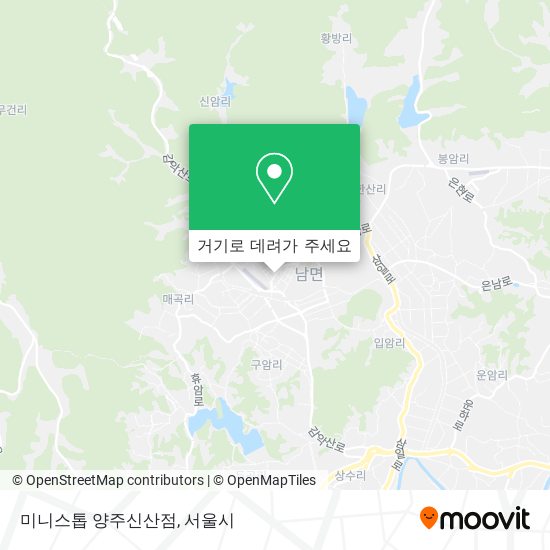 미니스톱 양주신산점 지도