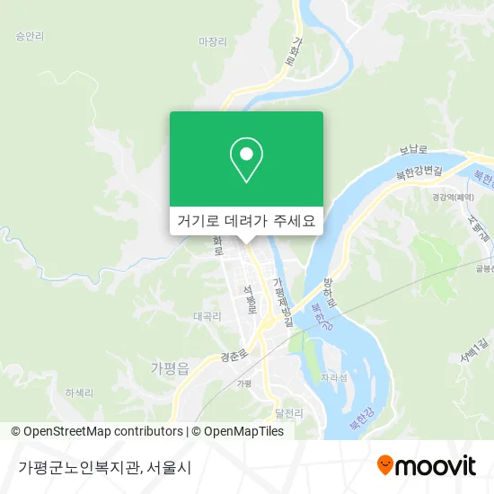가평군노인복지관 지도