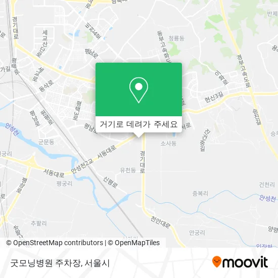 굿모닝병원 주차장 지도