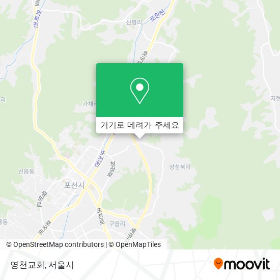 영천교회 지도