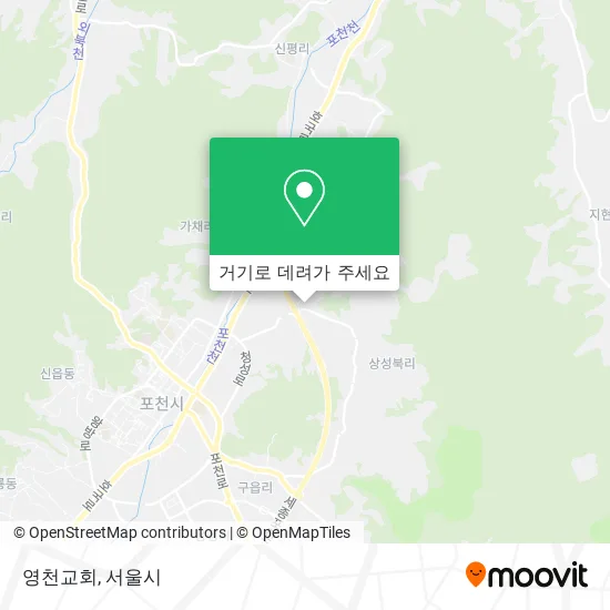 영천교회 지도