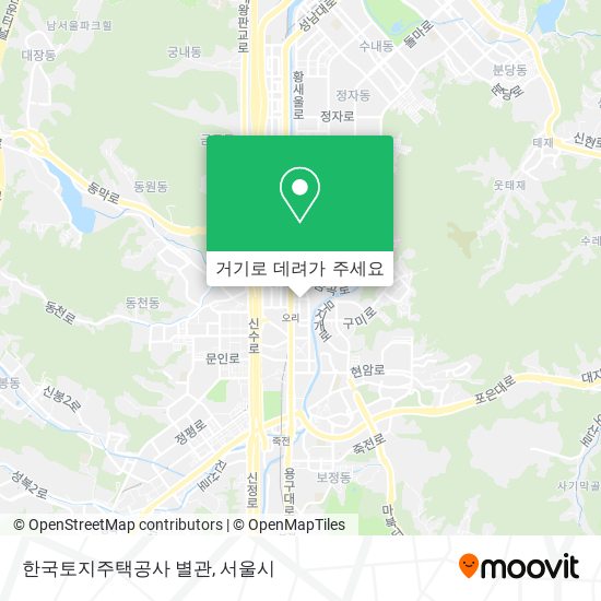 한국토지주택공사 별관 지도