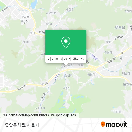 중앙유치원 지도