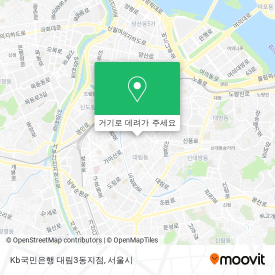 Kb국민은행 대림3동지점 지도