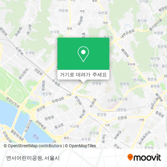 연서어린이공원 지도