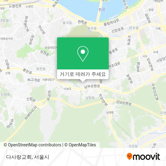 다사랑교회 지도