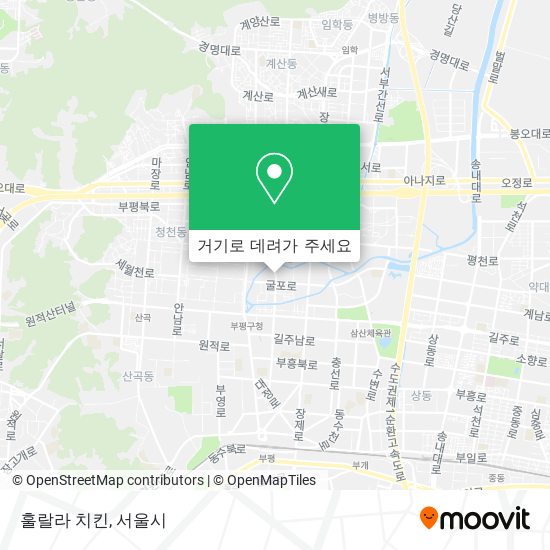 훌랄라 치킨 지도