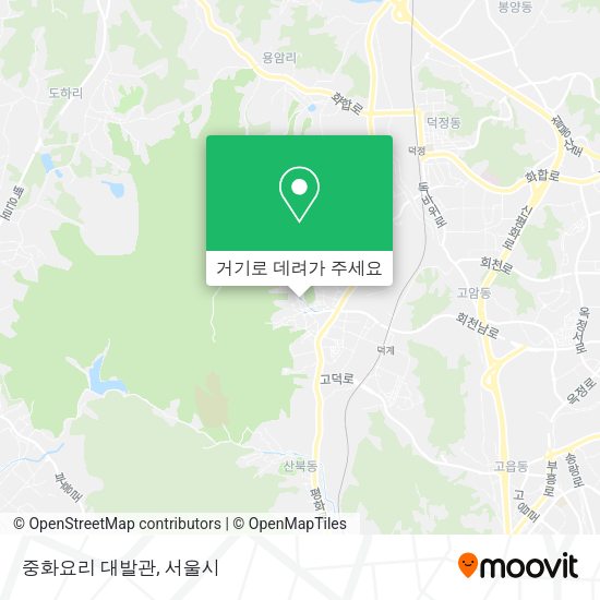 중화요리 대발관 지도