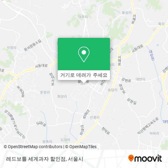 레드보틀 세계과자 할인점 지도