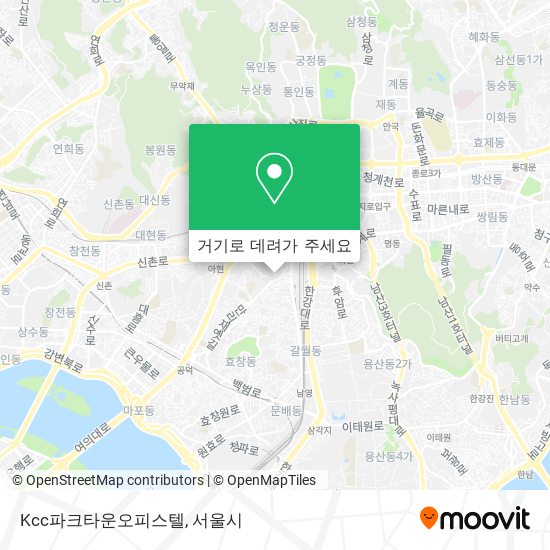 Kcc파크타운오피스텔 지도