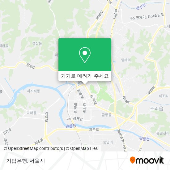 기업은행 지도