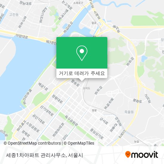 세종1차아파트 관리사무소 지도