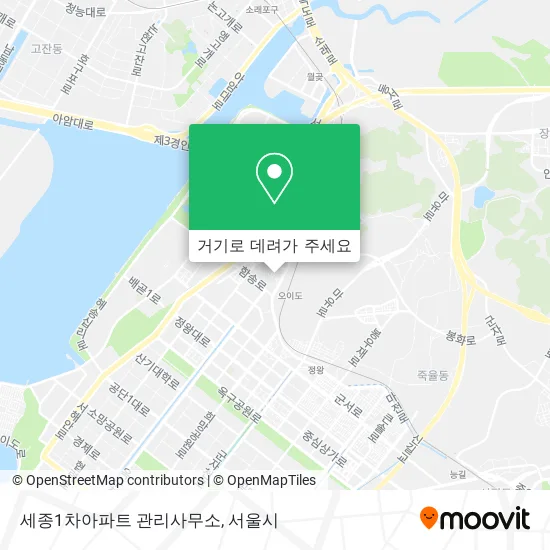 세종1차아파트 관리사무소 지도