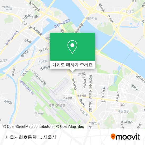 서울개화초등학교 지도