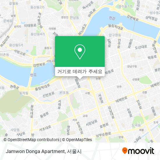 Jamwon Donga Apartment 지도