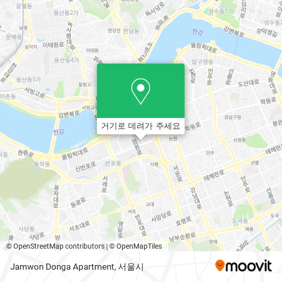 Jamwon Donga Apartment 지도