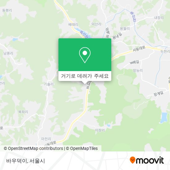 바우덕이 지도