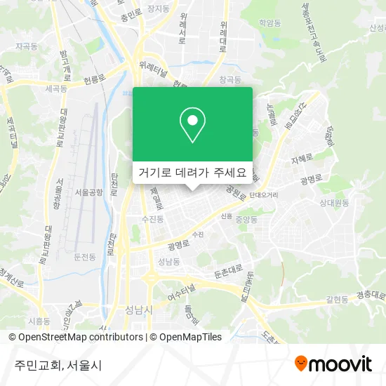 주민교회 지도
