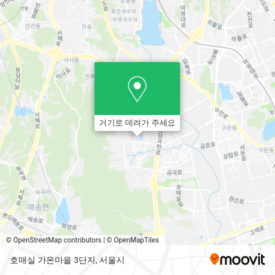 호매실 가온마을 3단지 지도
