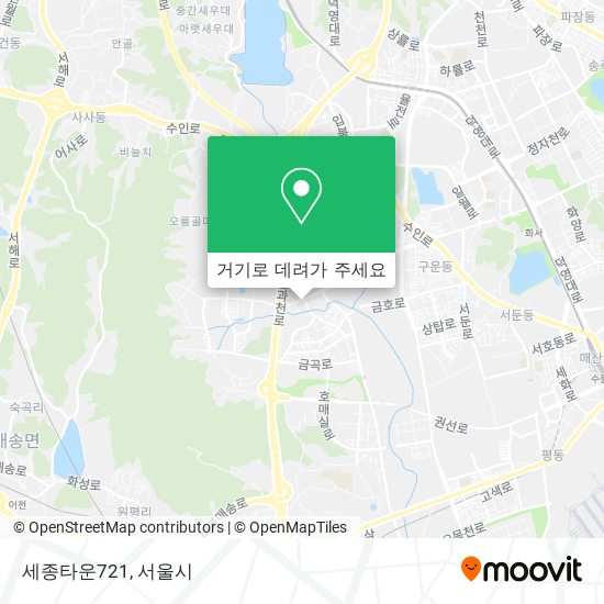 세종타운721 지도