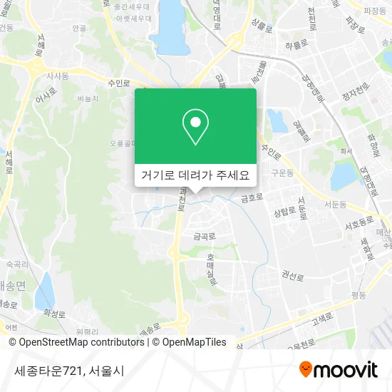 세종타운721 지도
