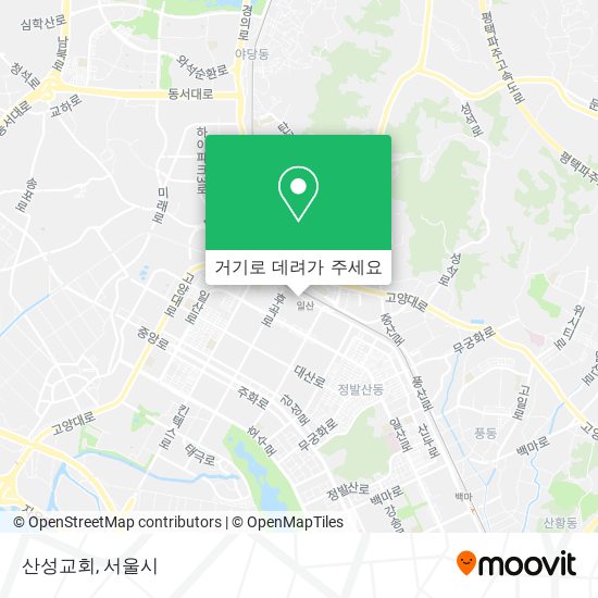 산성교회 지도