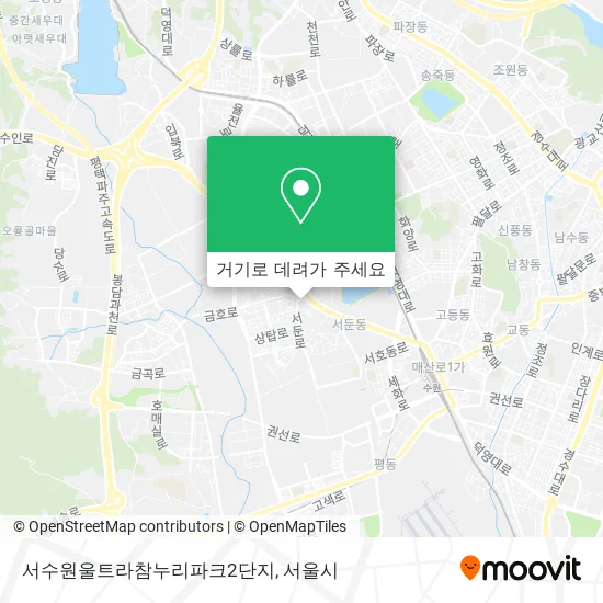 서수원울트라참누리파크2단지 지도