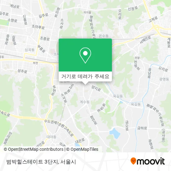 범박힐스테이트 3단지 지도