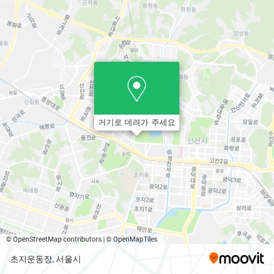 초지운동장 지도