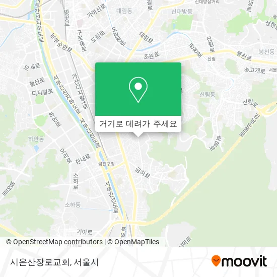 시온산장로교회 지도