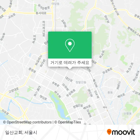 일산교회 지도