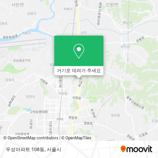우성아파트 108동 지도