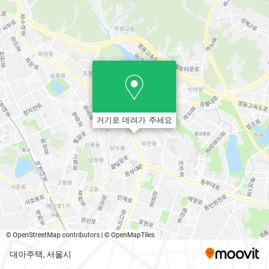 대아주택 지도