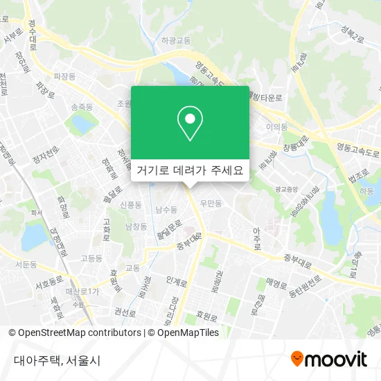 대아주택 지도