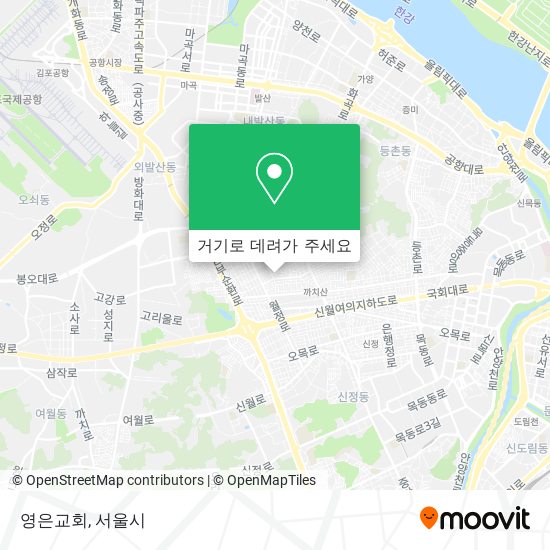 영은교회 지도