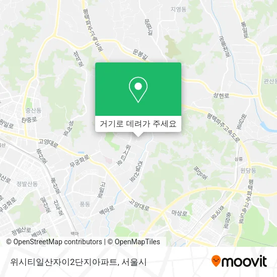 위시티일산자이2단지아파트 지도