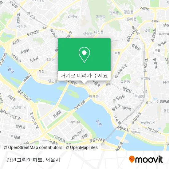 강변그린아파트 지도