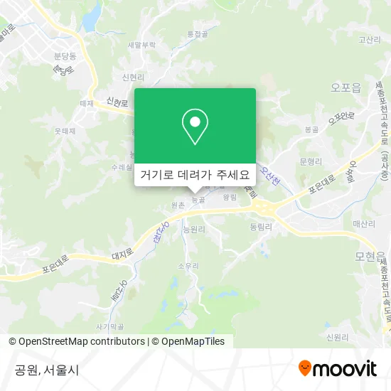 공원 지도