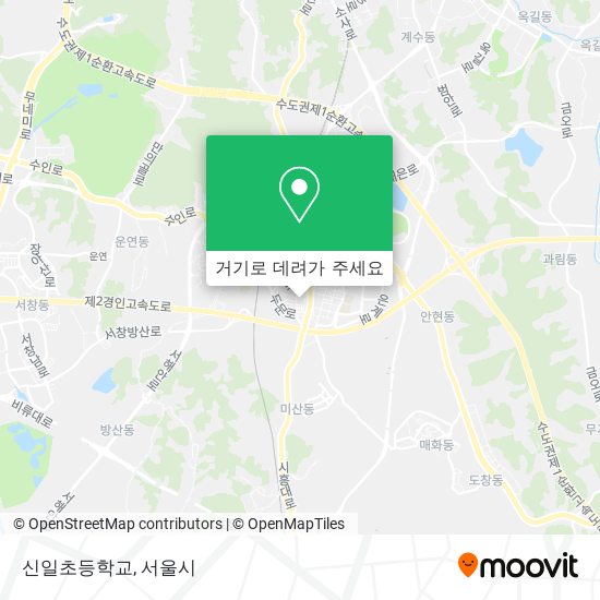 신일초등학교 지도