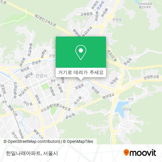 한일나래아파트 지도