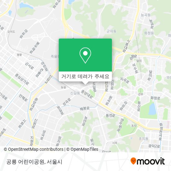 공룡 어린이공원 지도