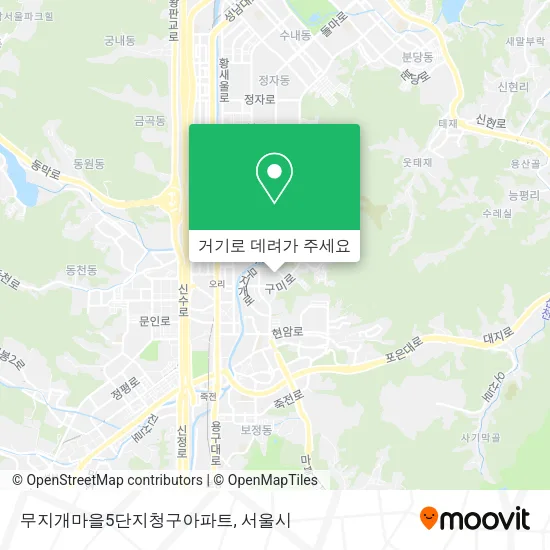 무지개마을5단지청구아파트 지도
