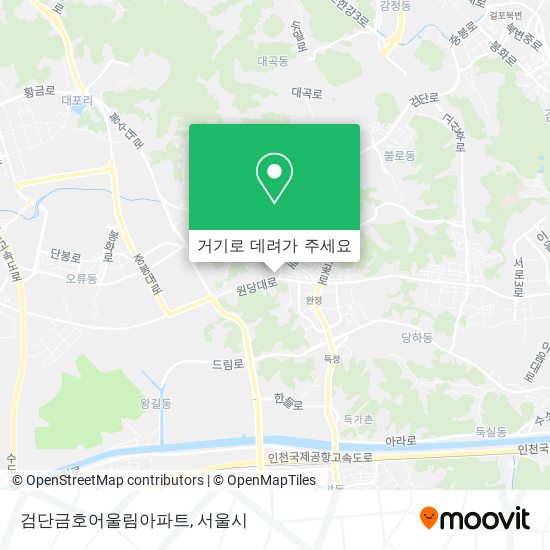 검단금호어울림아파트 지도