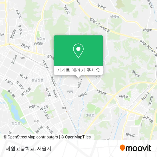 세원고등학교 지도