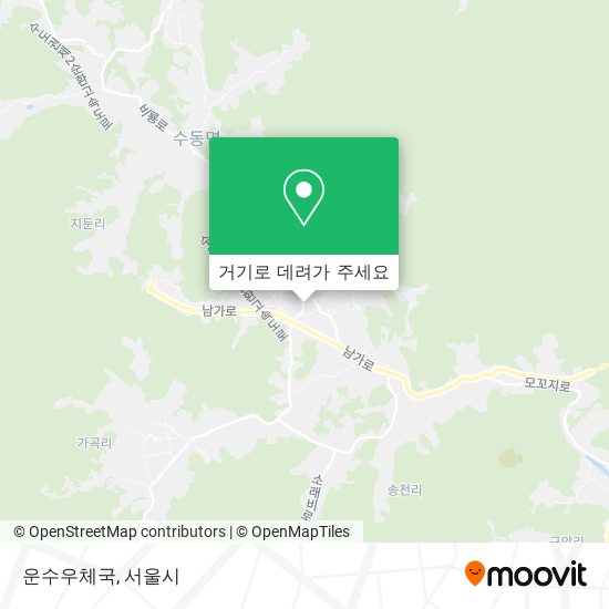 운수우체국 지도