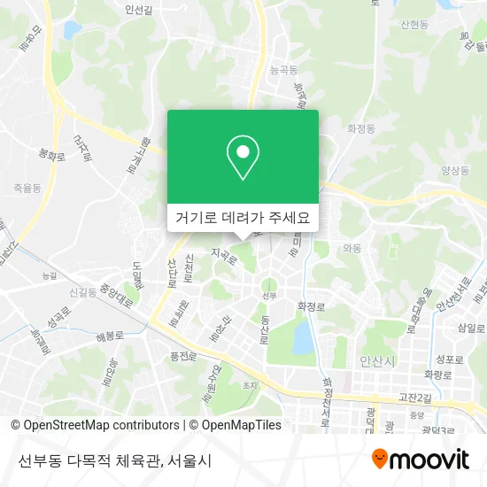 선부동 다목적 체육관 지도