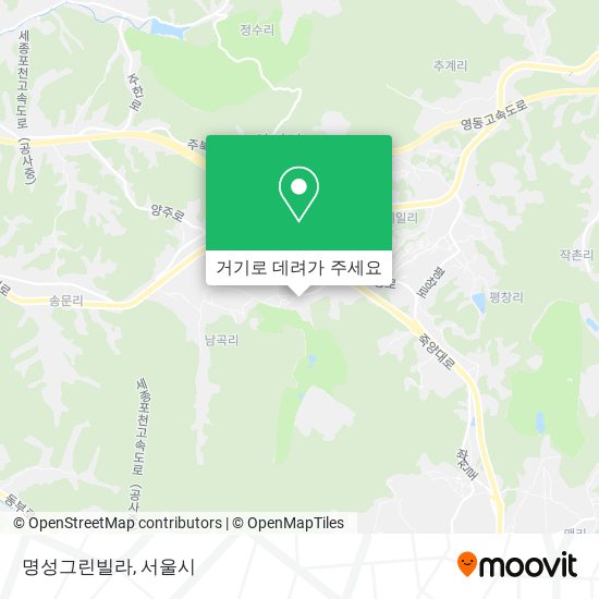 명성그린빌라 지도