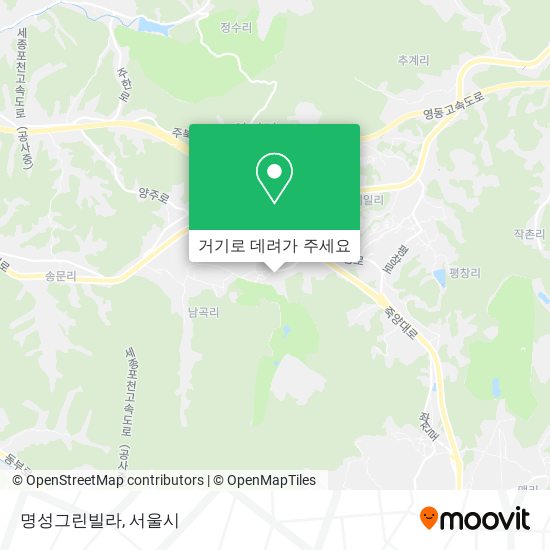 명성그린빌라 지도