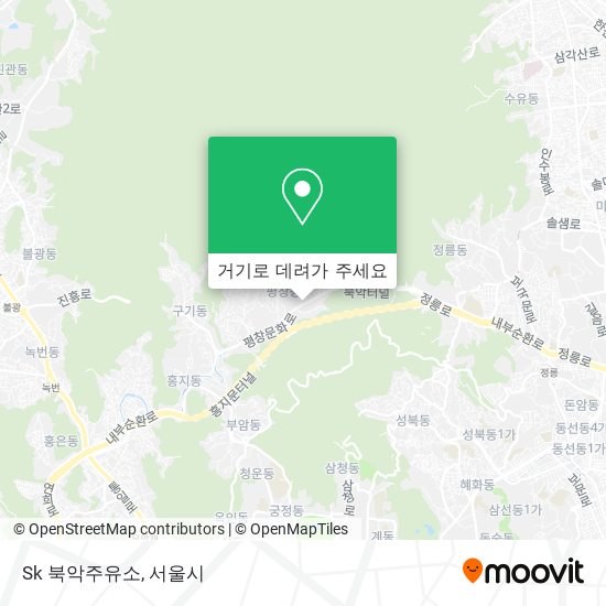 Sk 북악주유소 지도